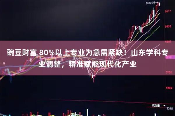 豌豆财富 80%以上专业为急需紧缺!山东学科专业调整,精准赋能现代化产业