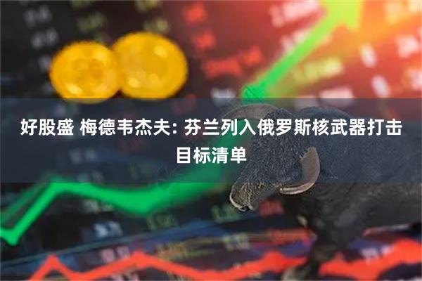 好股盛 梅德韦杰夫: 芬兰列入俄罗斯核武器打击目标清单